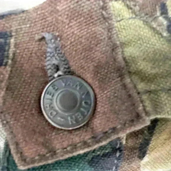 DRIES VAN NOTE Camouflage Cotton/Linen Suit - Picture 13 of 13